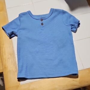 Garanimals Sky Blue Buttoned Kids Tee